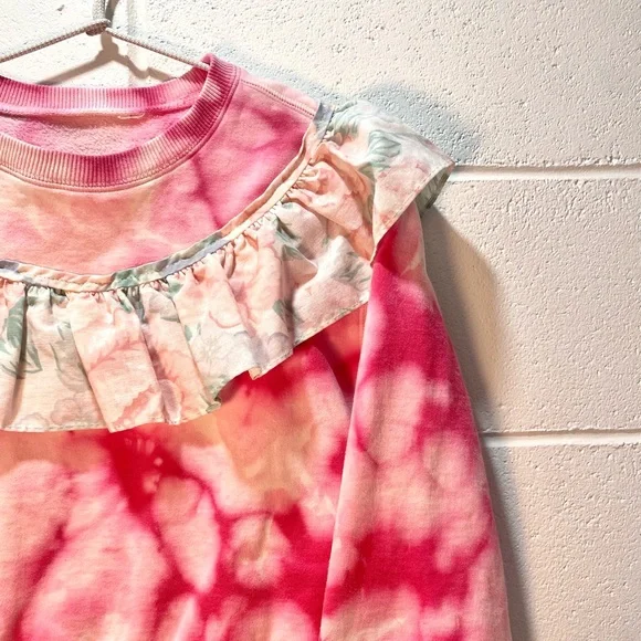 🪡 Handmade 🧵 Ruffle Sweatshirt - Picture 5 of 7